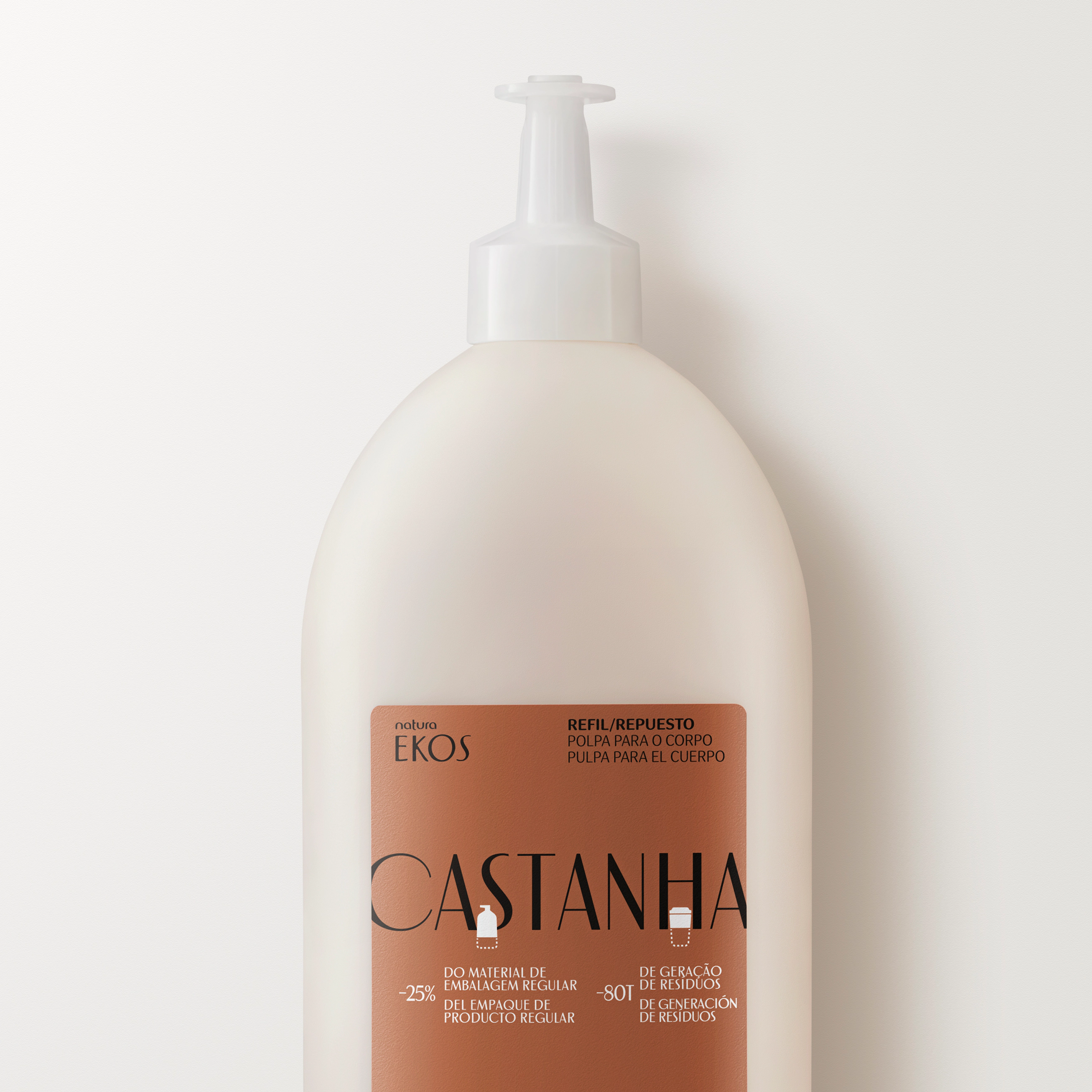 Foto Still Refil Desodorante Hidratante corporal Natura Ekos Castanha