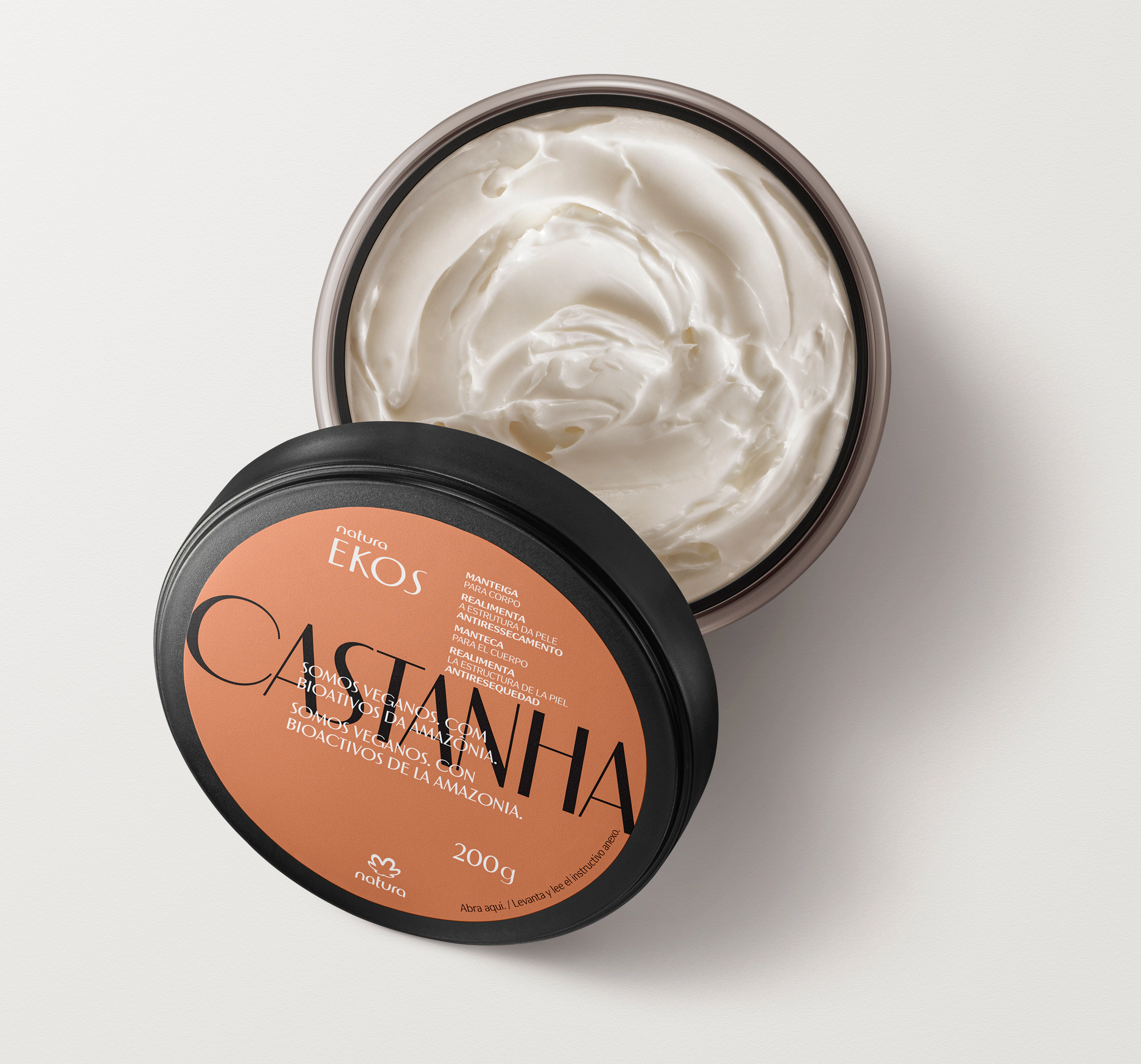 Foto Still Manteiga corporal Natura Ekos Castanha