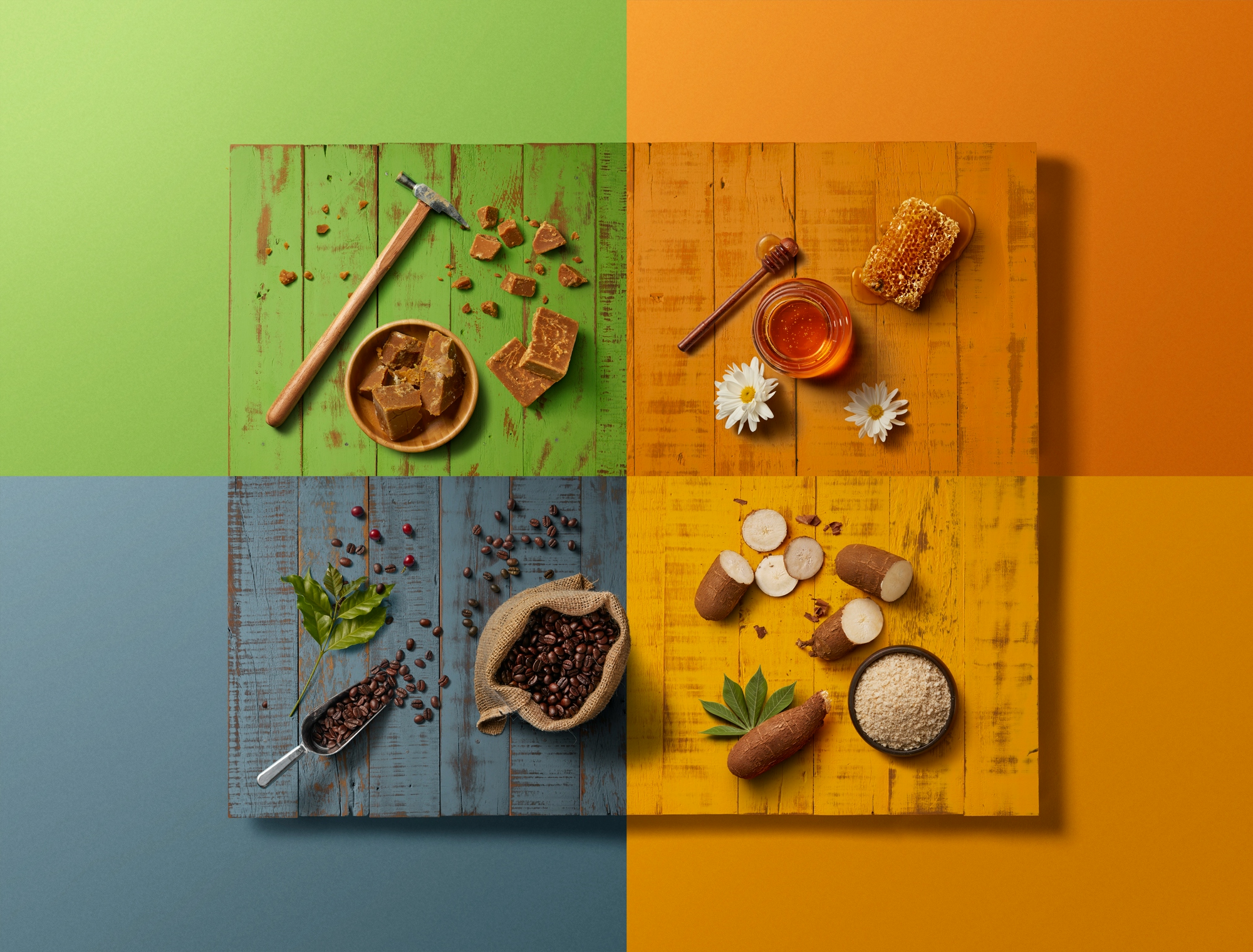 Foto com todos os sabores da cerveja colorado da campanha