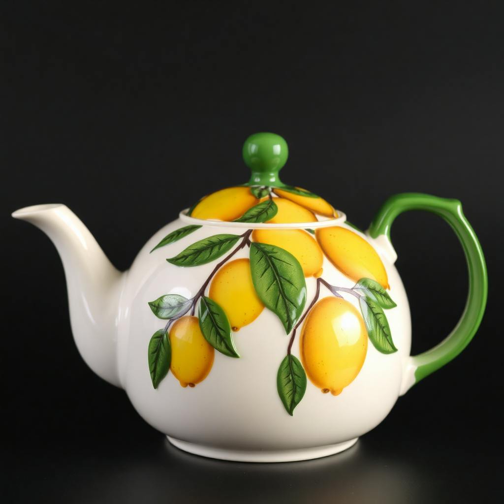 a lemon teapot generated by PictureStudio