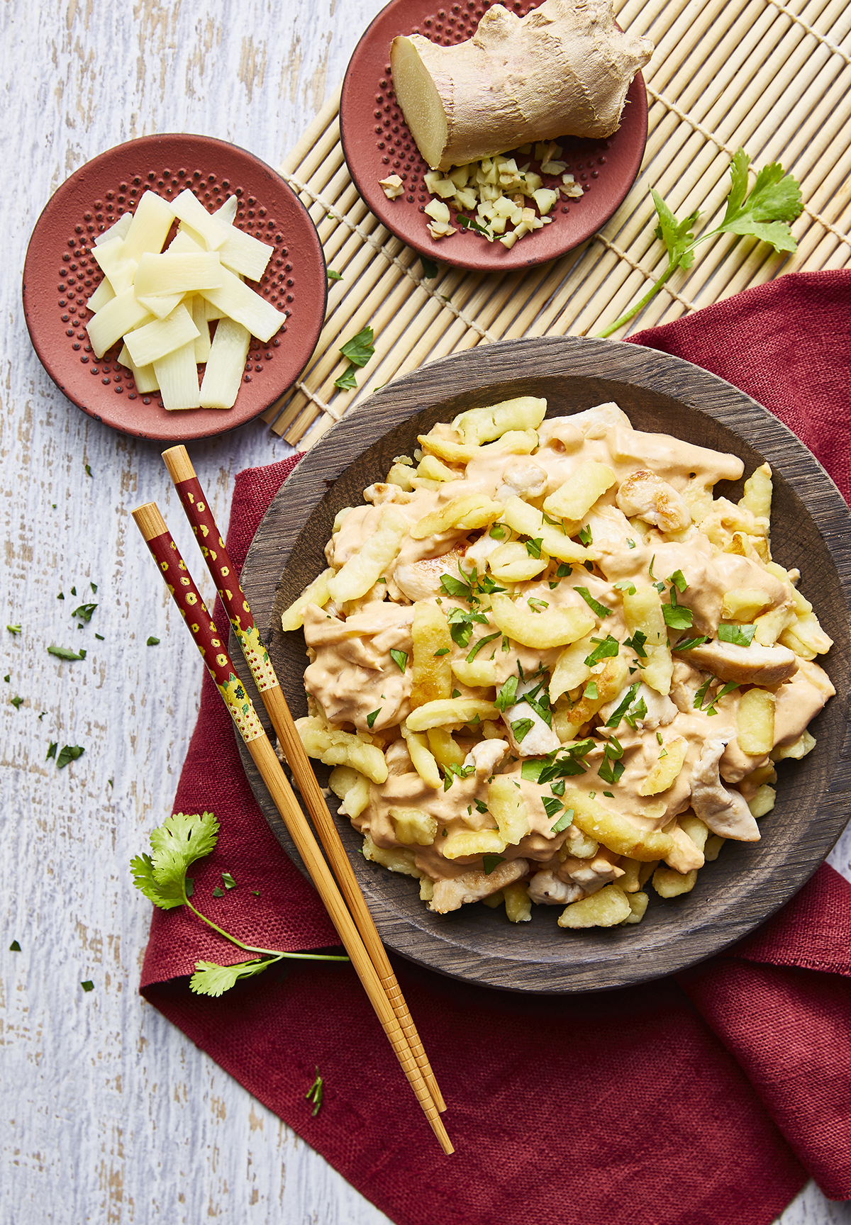 Spaetzle façon Thaï