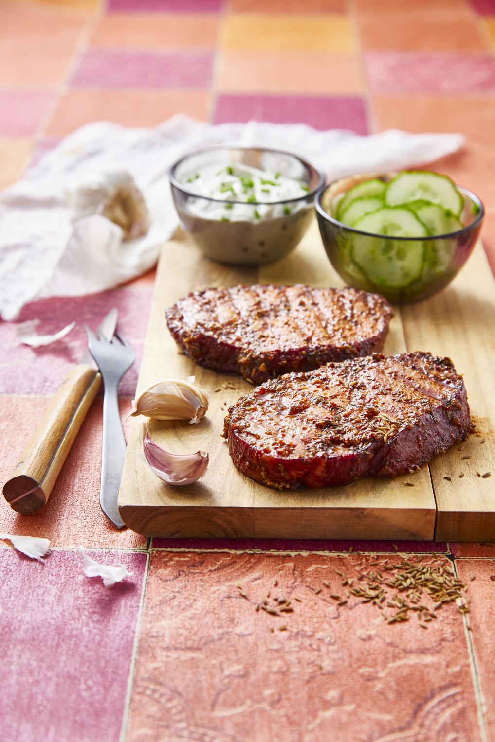 Echine frottée aux épices