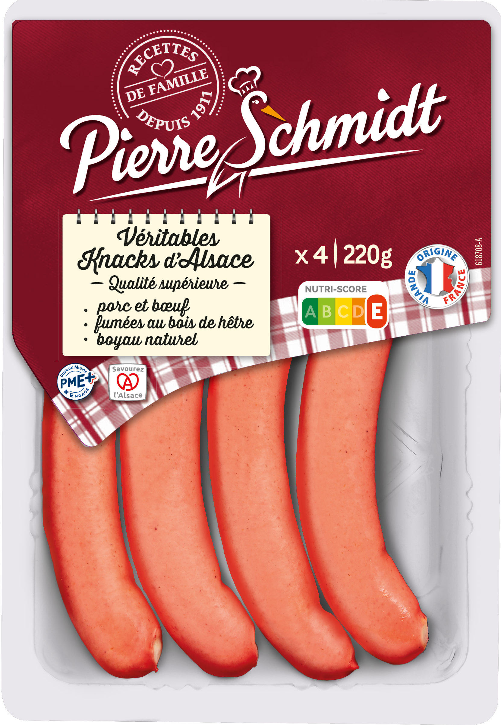 Knacks Burger (Hot Dog à l'alsacienne)