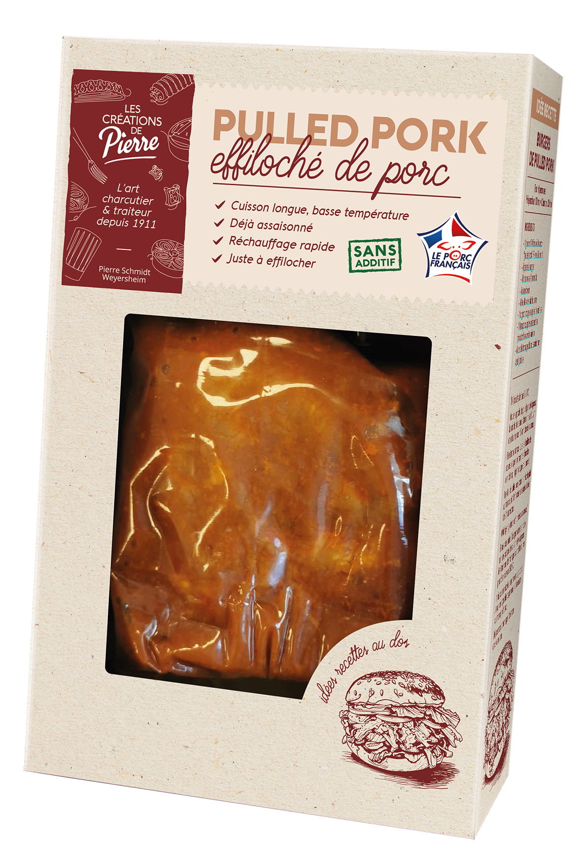 Burger de pulled pork