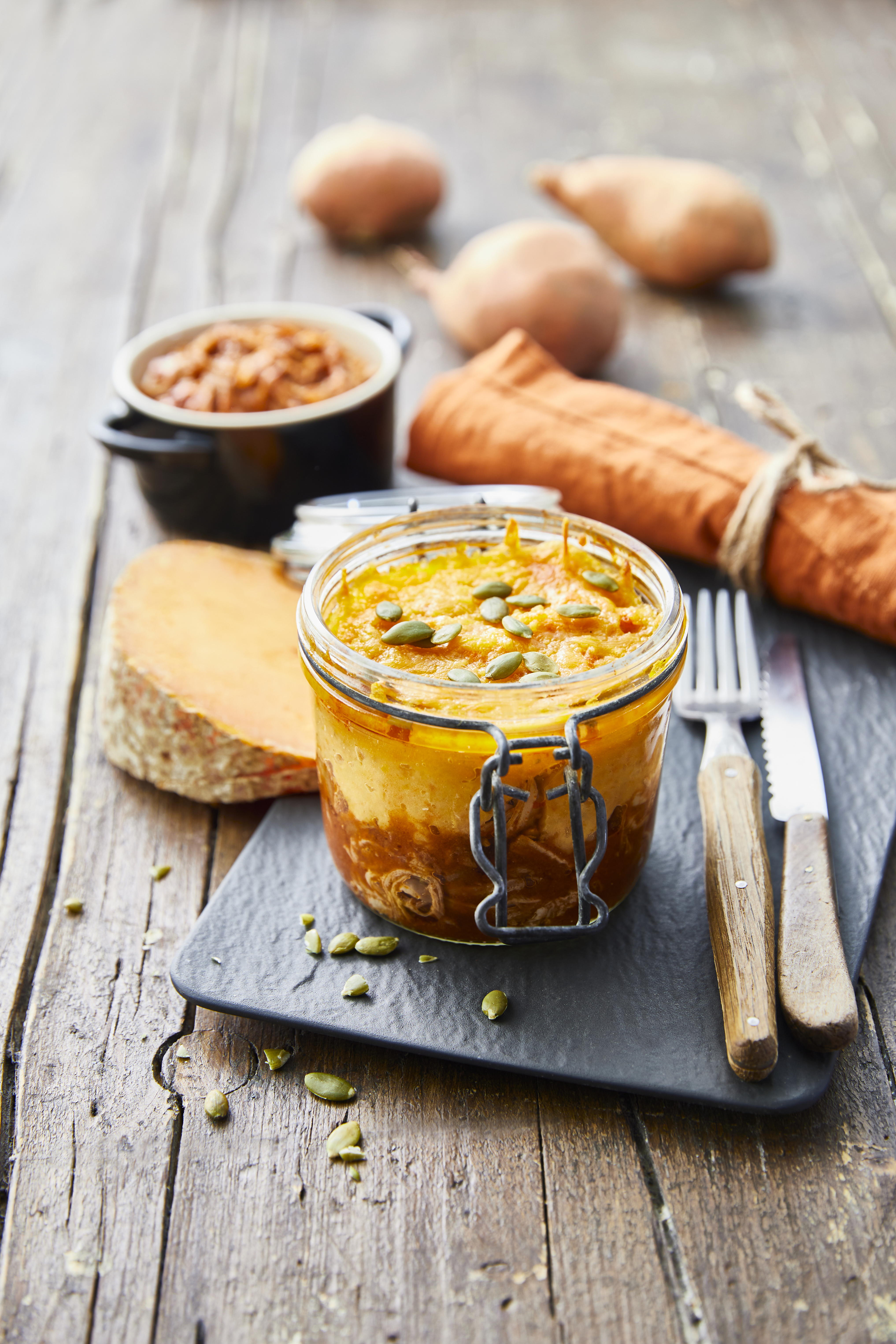 Parmentier de pulled pork et patate douce