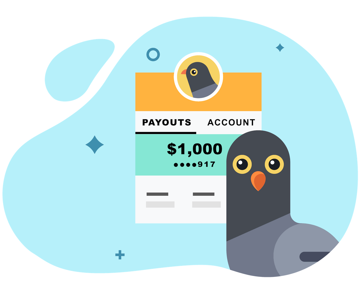 Pigeon Loans Payout Graphic