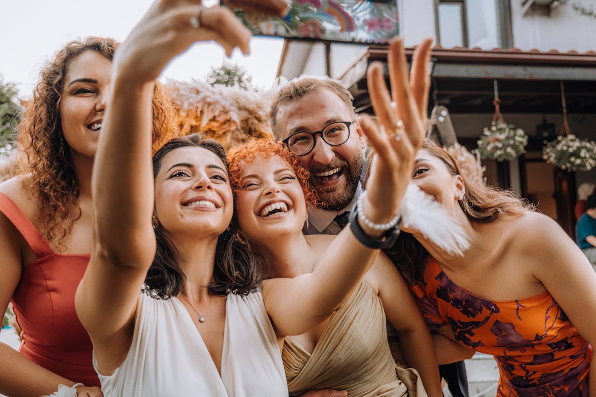 Friends Taking Photo Together