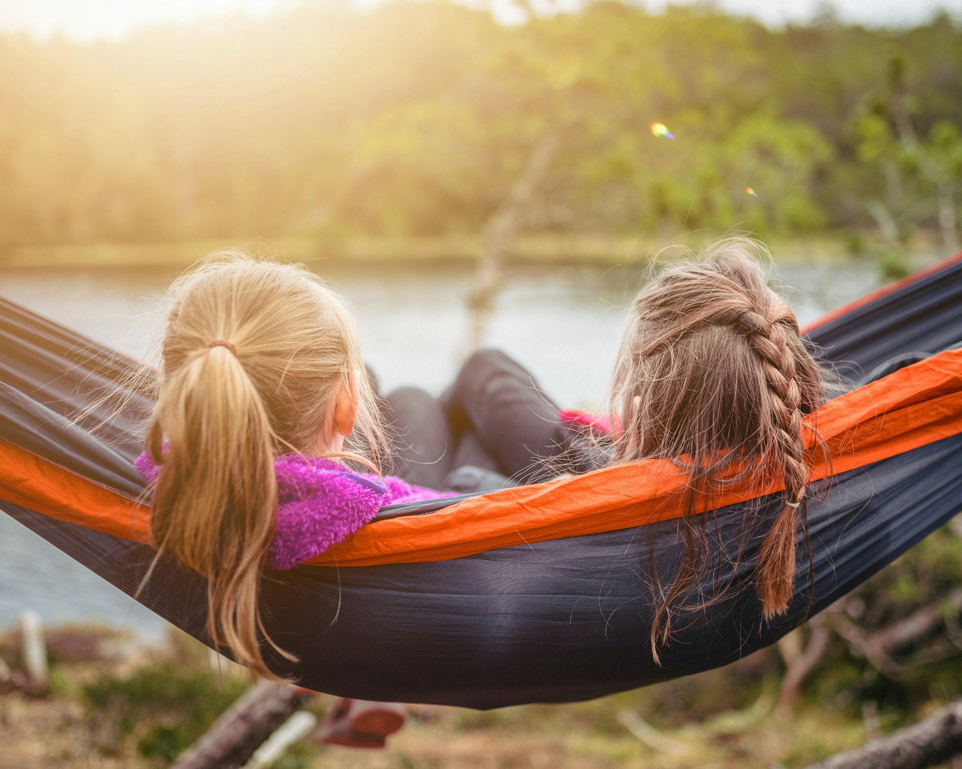 Women in hammock