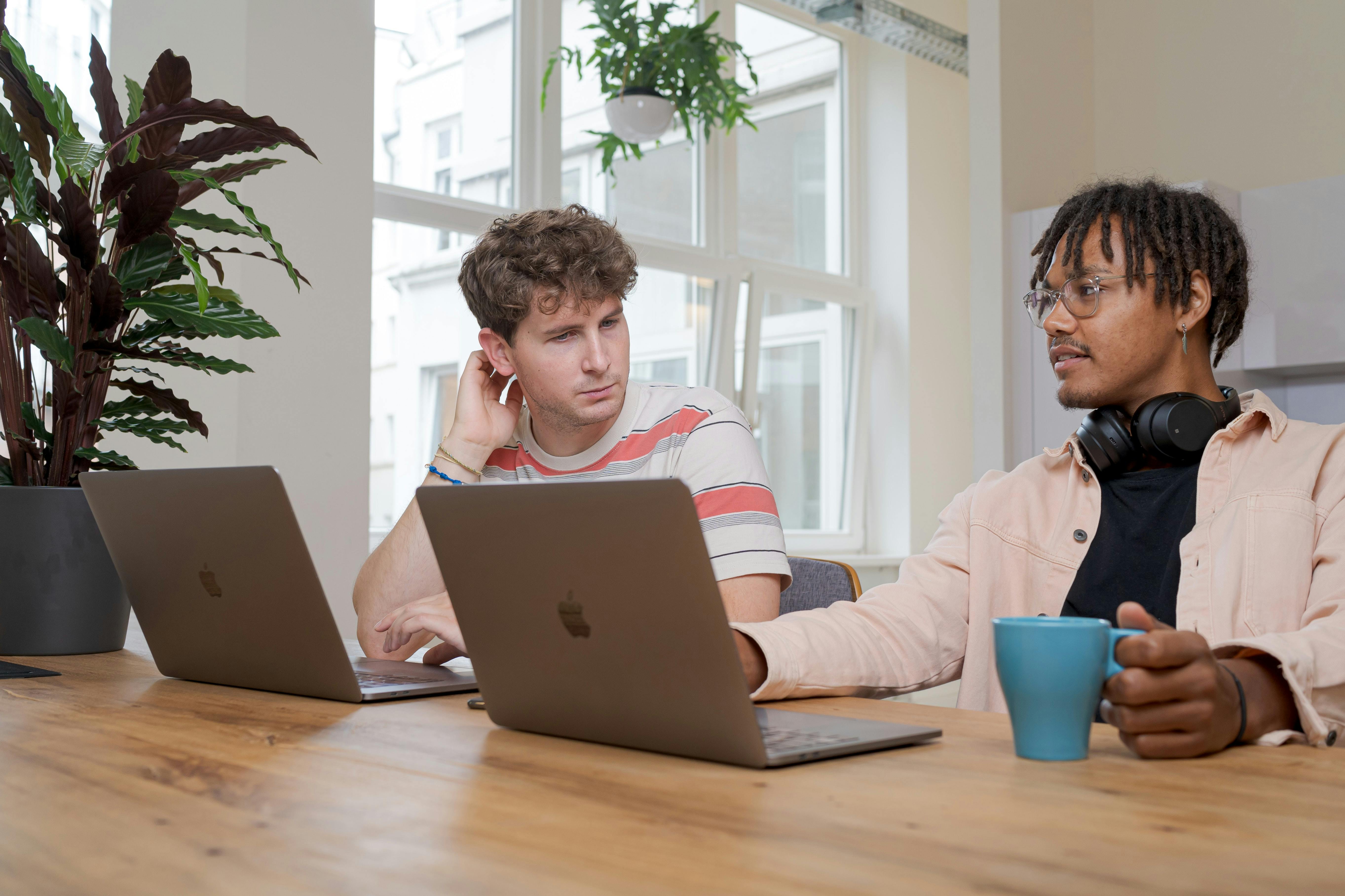 startup founders discussing