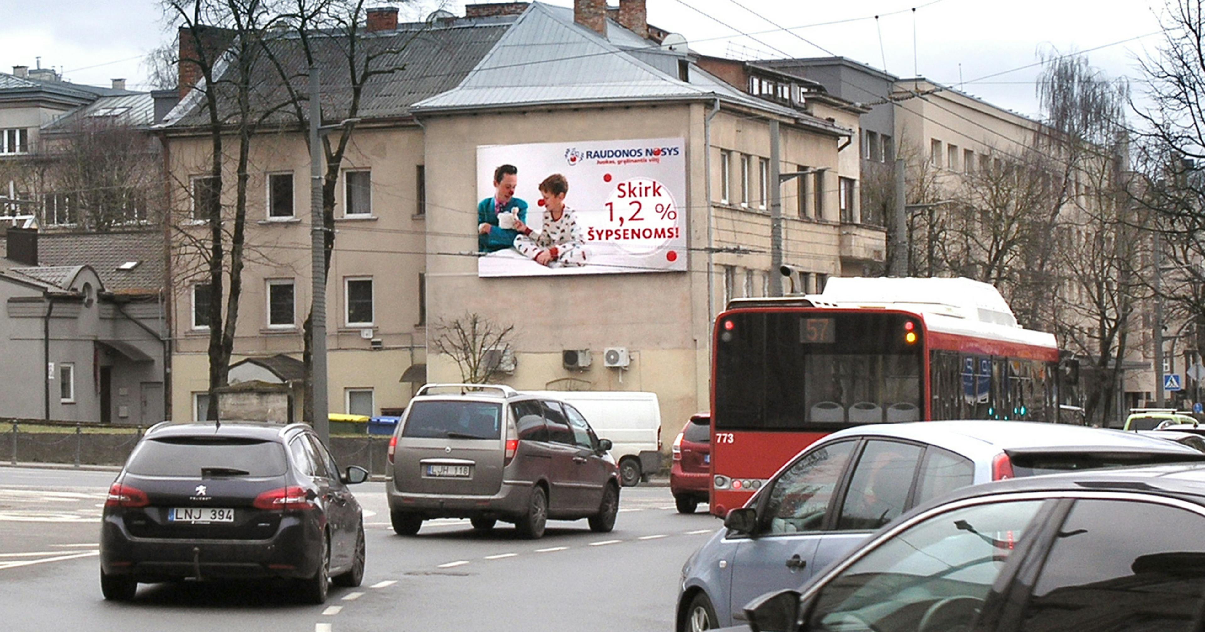 Reklama ekranuose – LED ekranas "Vytauto prospektas" Kaune