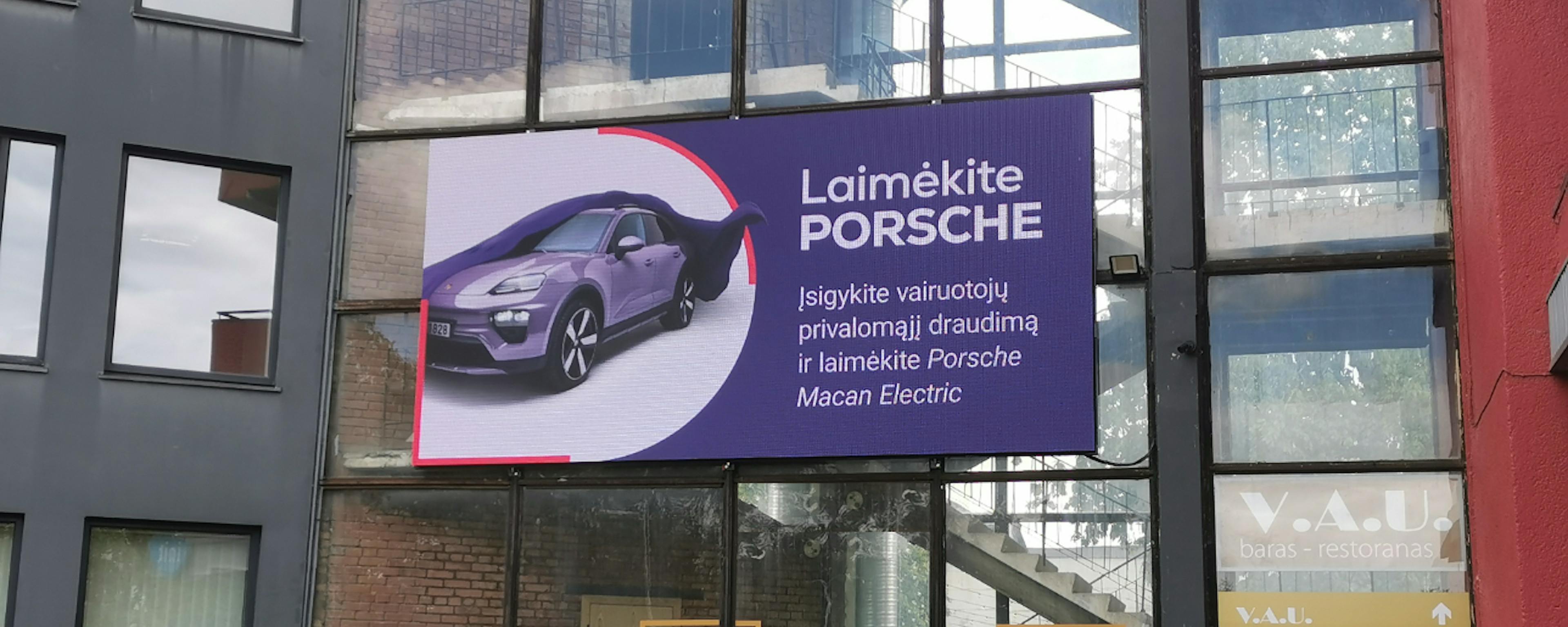 Reklama ekranuose – LED ekranas Jonavoje