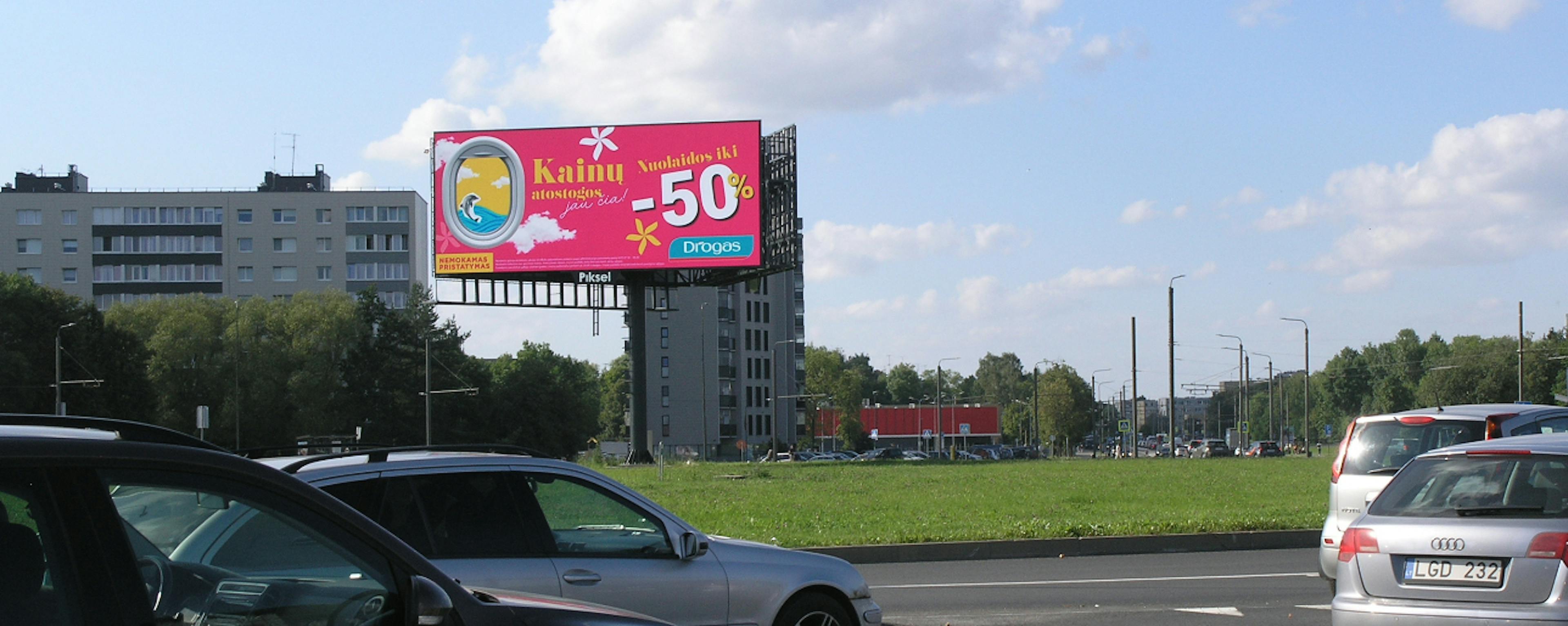 LED ekranas Kaune, pavadinimu „Urmas“, esantis judrioje vietoje šalia prekybos miestelio, užtikrina maksimalų reklamos matomumą. Puikus pasirinkimas jūsų reklamos kampanijai.