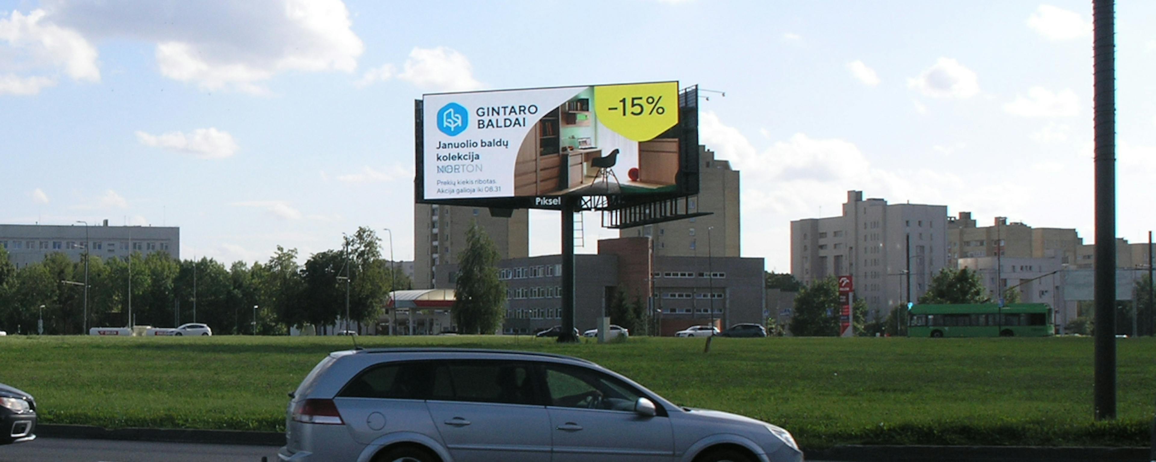 LED ekranas Kaune, pavadinimu „Taikos“, įrengtas strategiškai patogioje vietoje, užtikrina ryškią ir matomą reklamą. Idealus sprendimas efektyviai reklamos kampanijai.