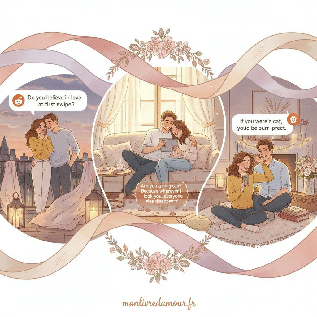 Beautiful illustration for tinder pickup lines reddit