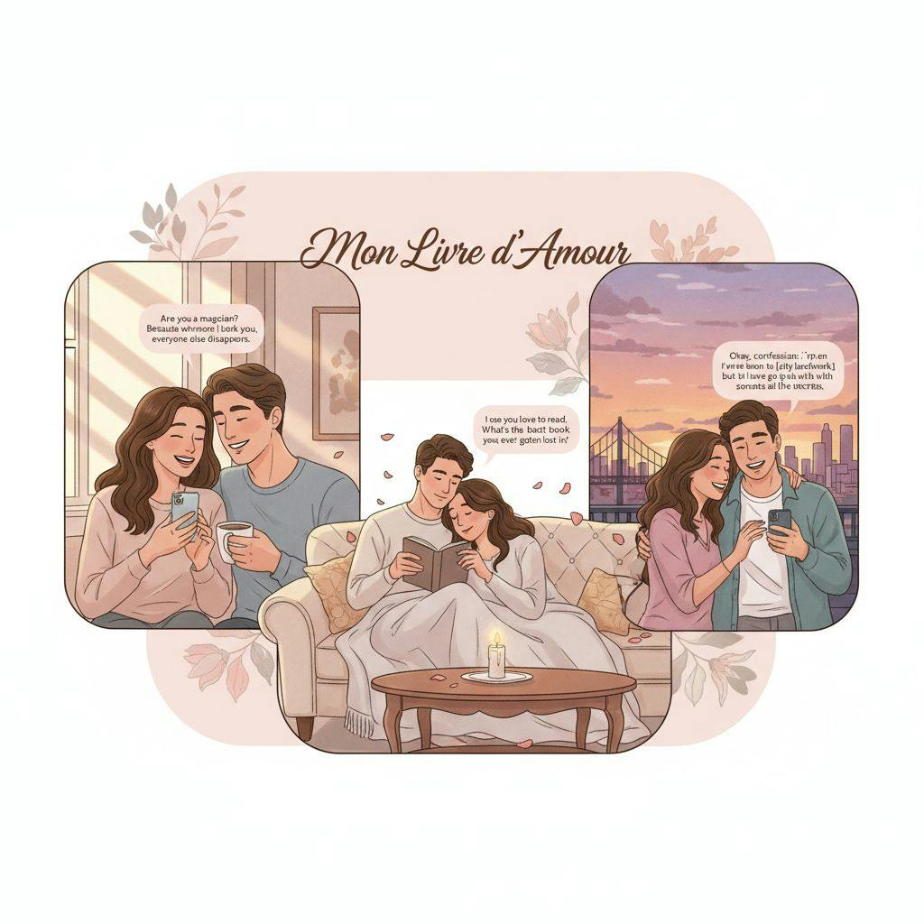 Beautiful illustration for best hinge pickup lines