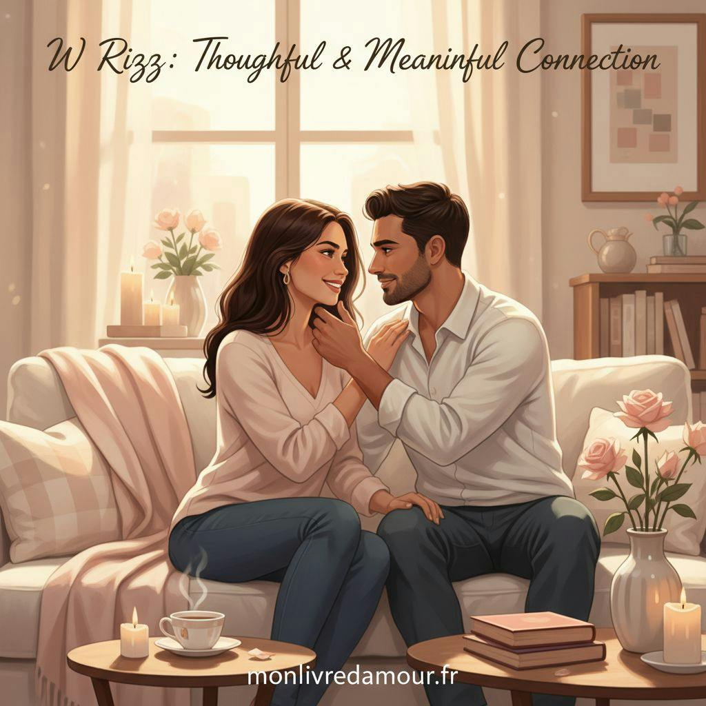 Beautiful illustration for what does w rizz mean