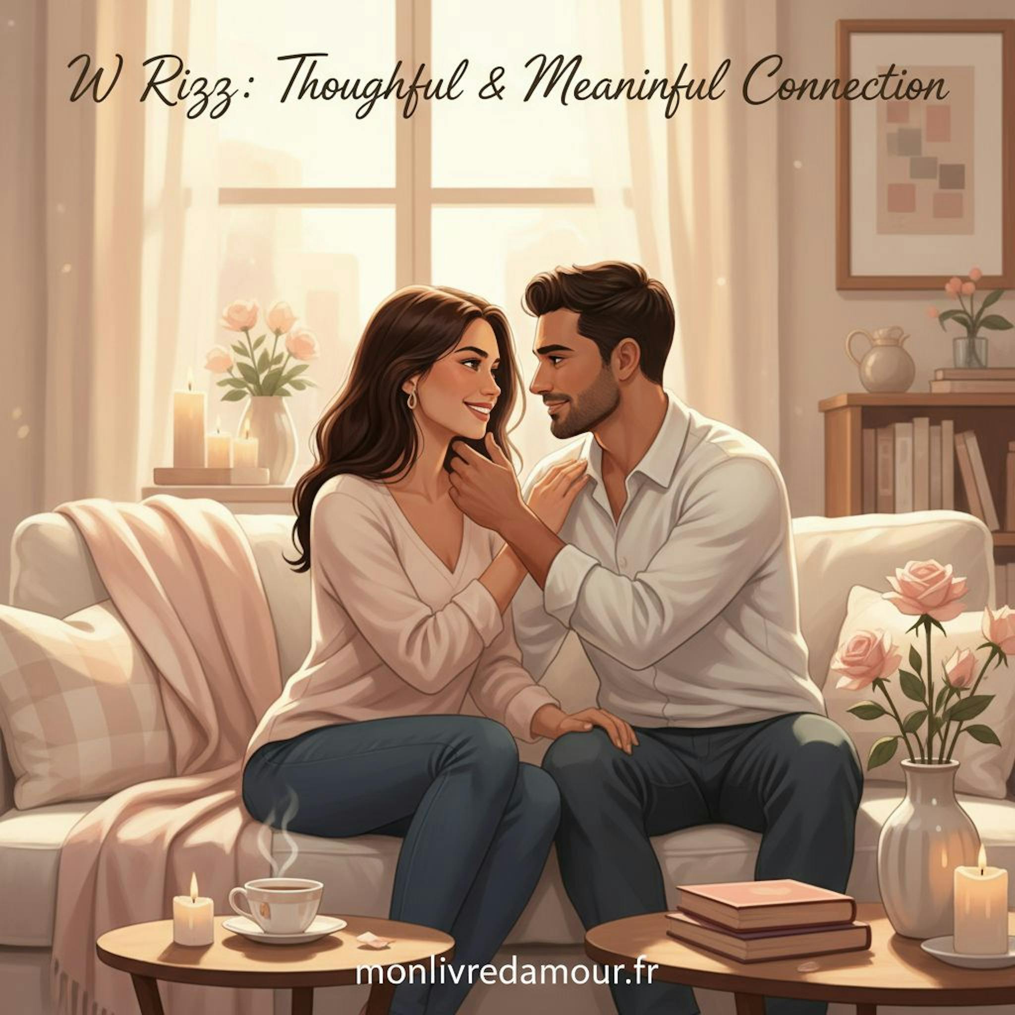 Beautiful illustration for what does w rizz mean