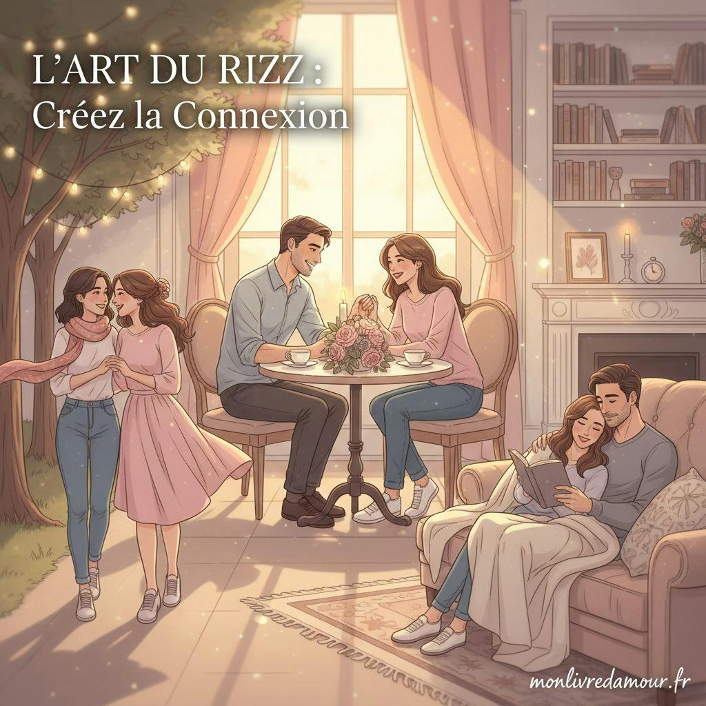 Beautiful illustration for how to get rizz