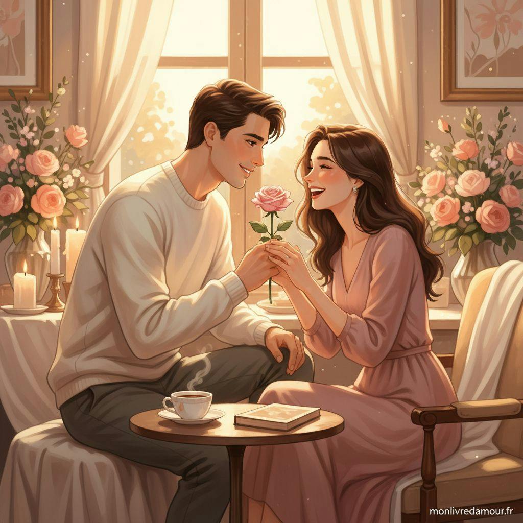 Beautiful illustration for how to rizz up a girl