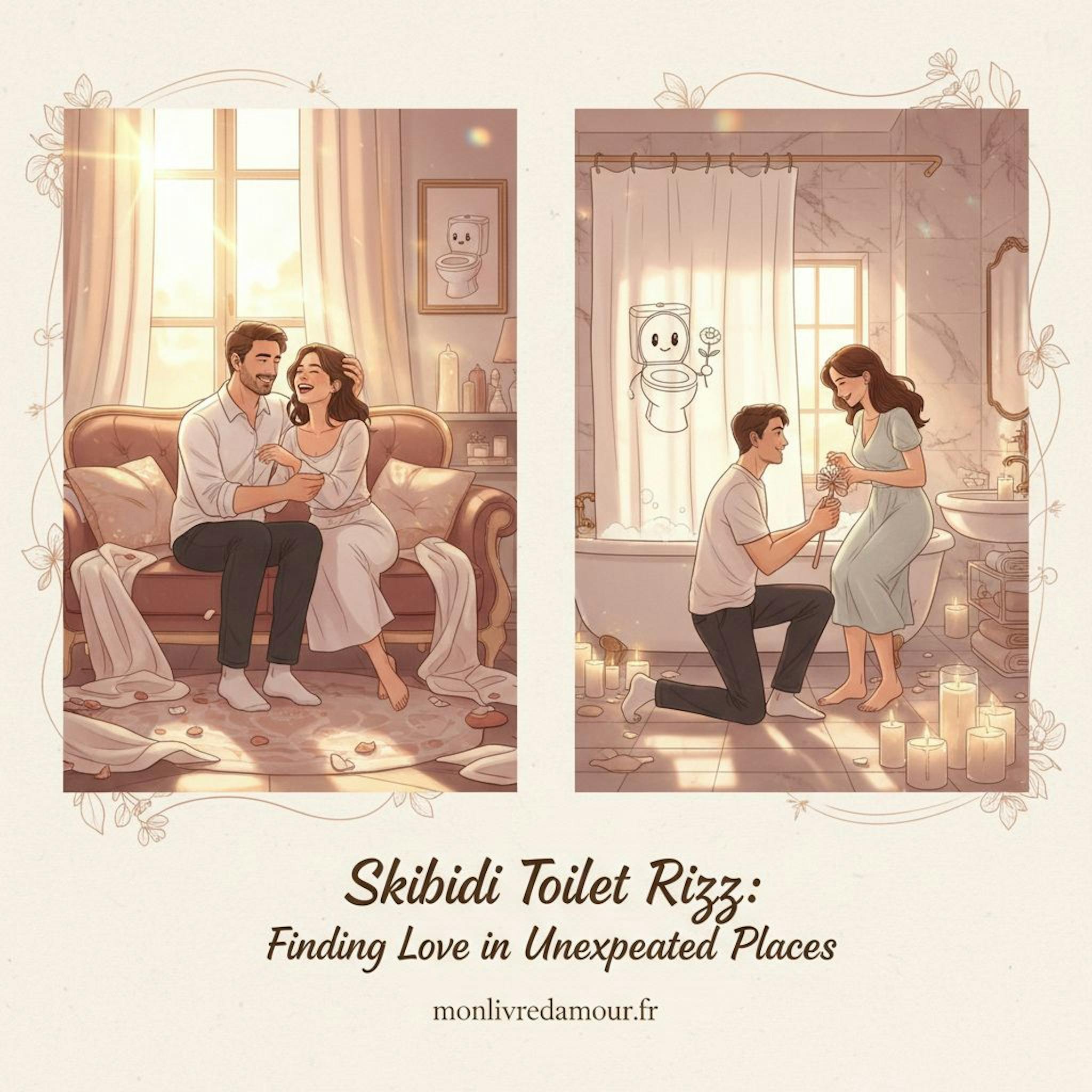 Beautiful illustration for what is skibidi toilet rizz