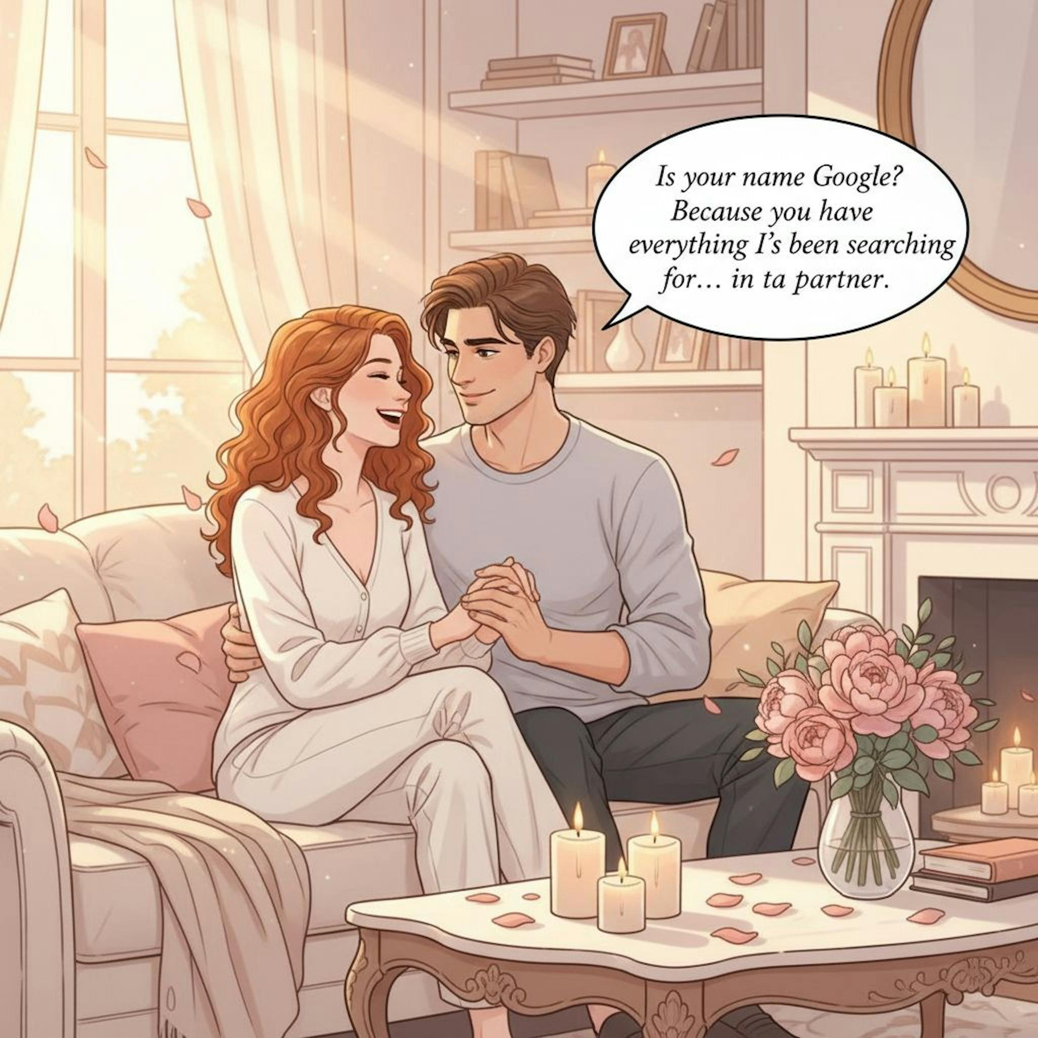Beautiful illustration for what is the best rizz line