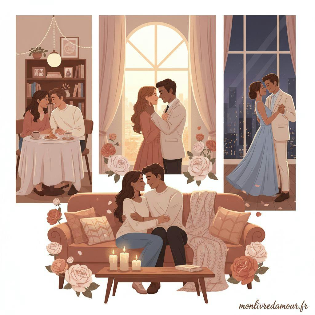 Beautiful illustration for love and relationships