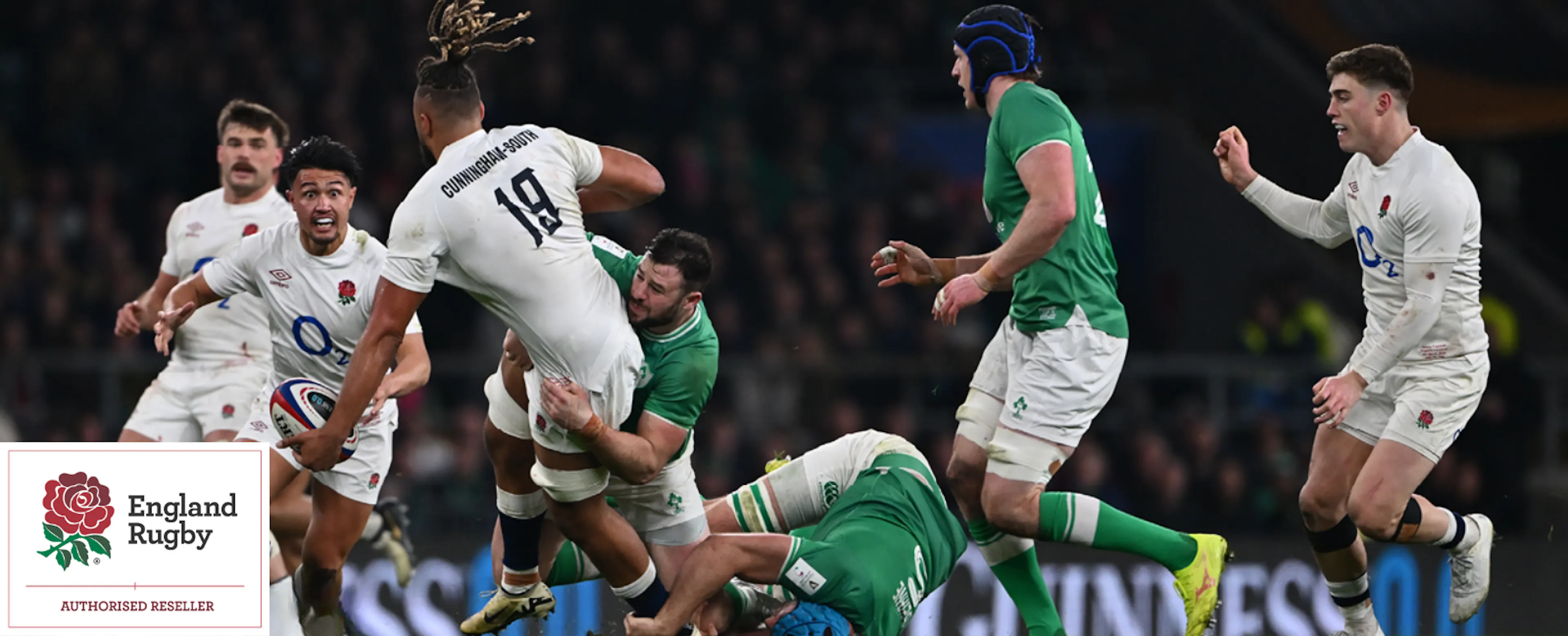 Rugby Tackle on pitch