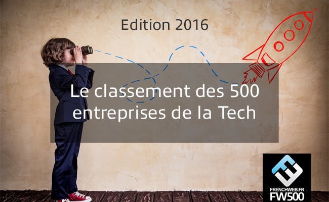 AVRIL 2016 - CLASSEMENT FRENCHWEB 500 - EDITION 2016
