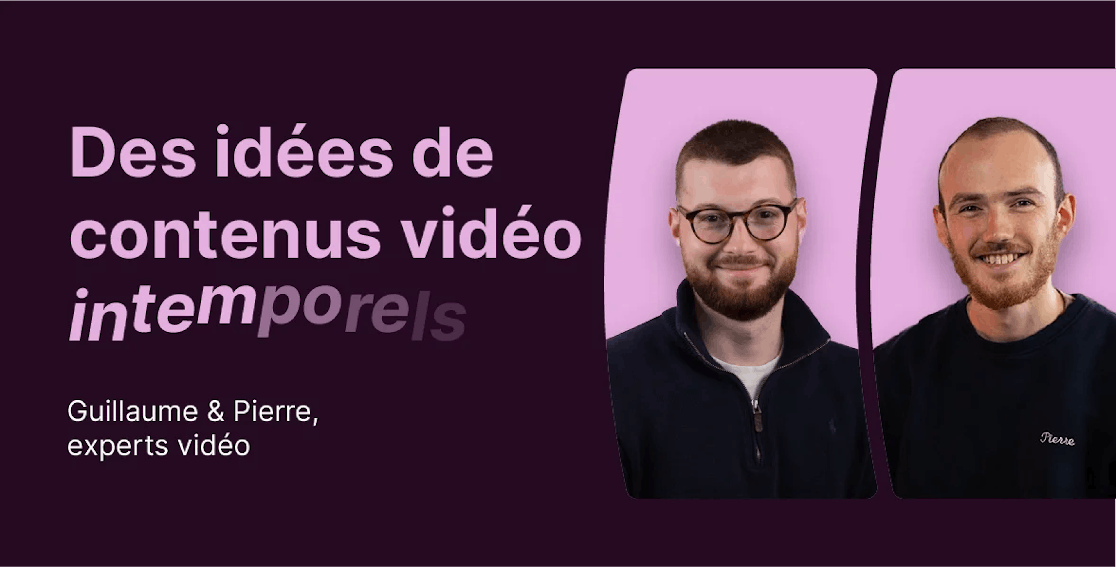 promotion du webinar sur la vidéo de contenu en communication