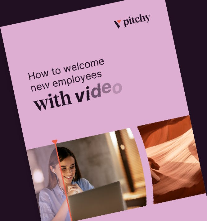 how to welcome employees with video