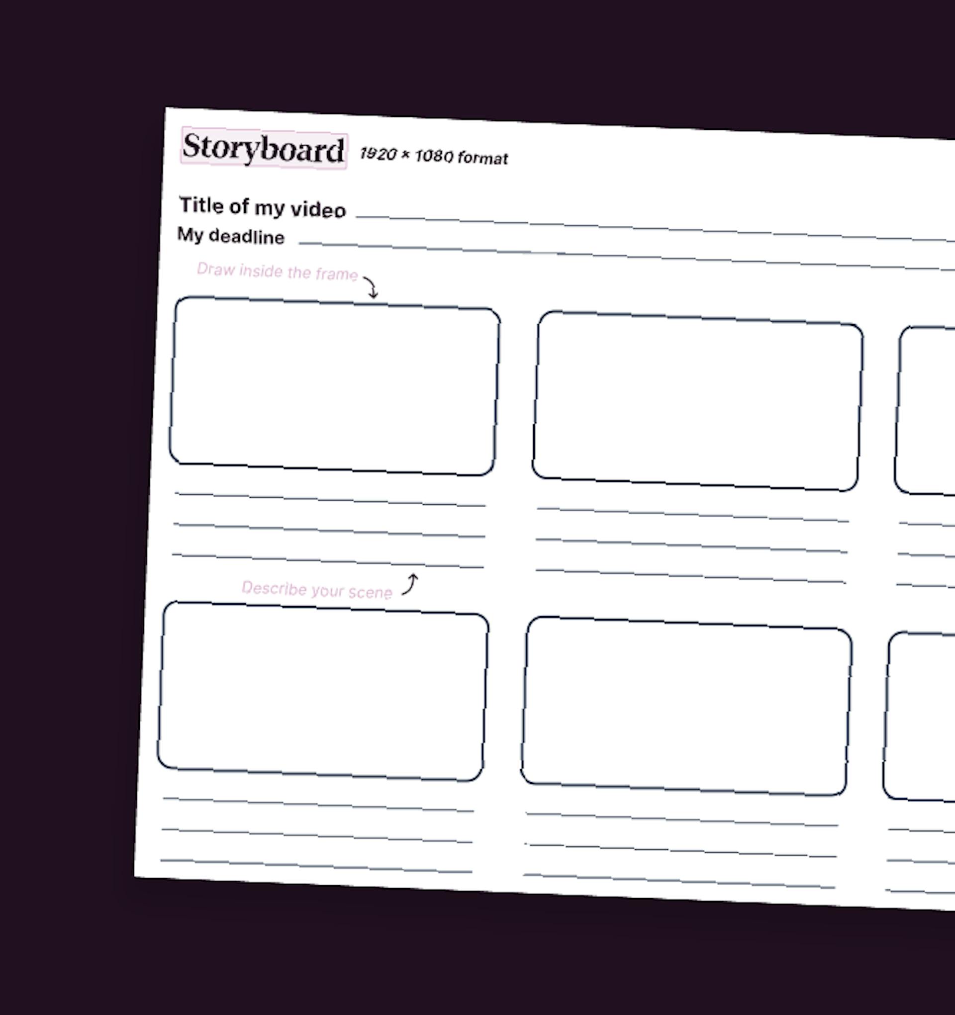 create storyboard model