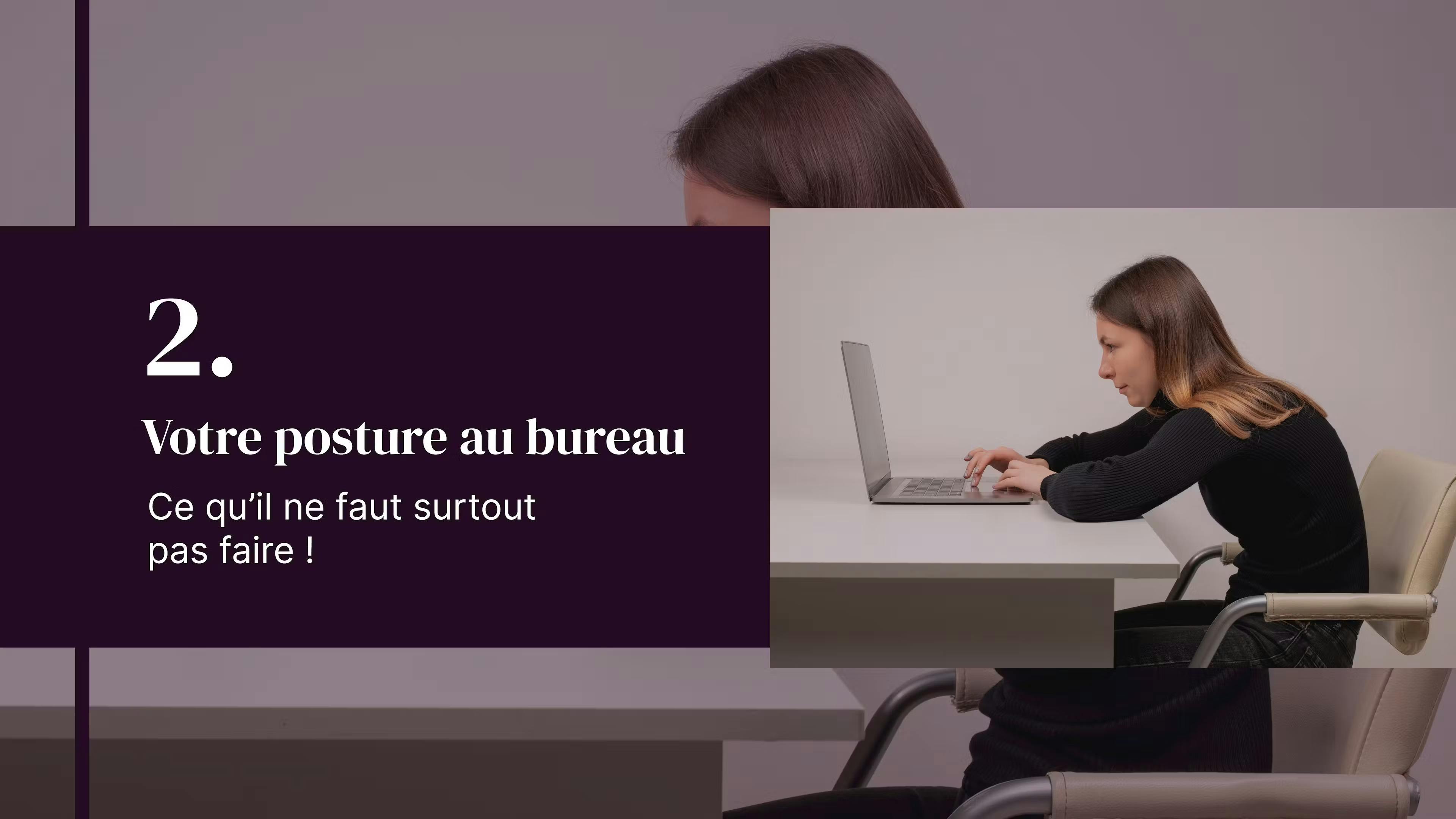 Installation au bureau