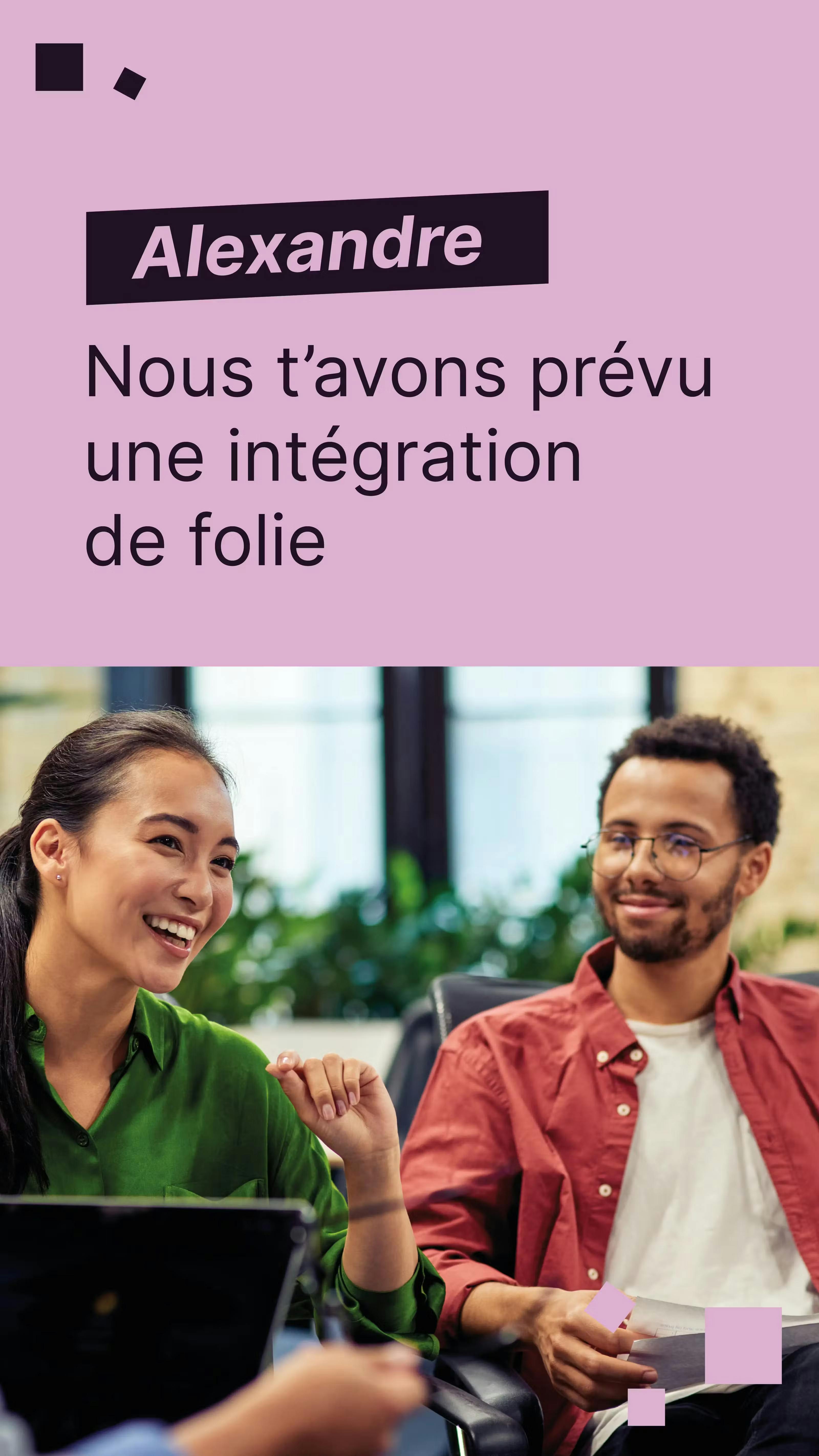 Vidéo d'intégration lors d'un recrutement