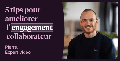 invitation à un replay portant sur la vidéo et l'engagement collaborateur