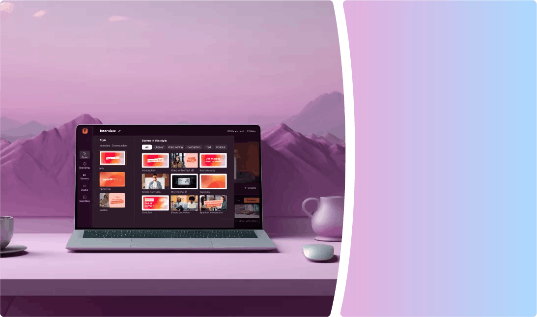 Pitchy's video editing platform