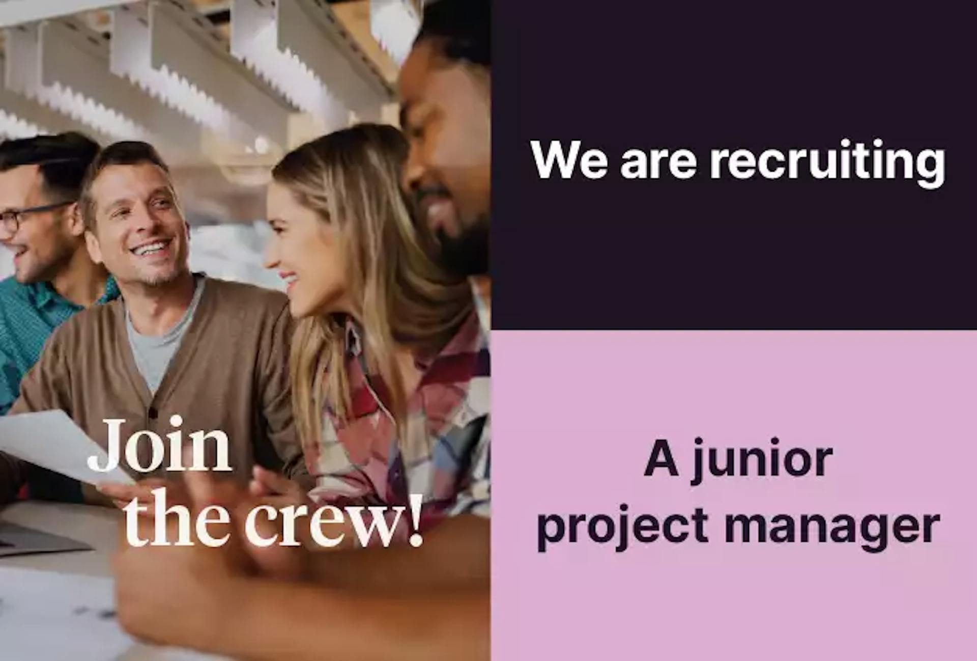 Recruitment video made with Pitchy
