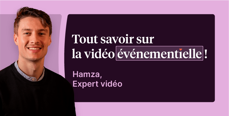 visuel de promotion pour le replay du webinar sur la vidéo événementielle