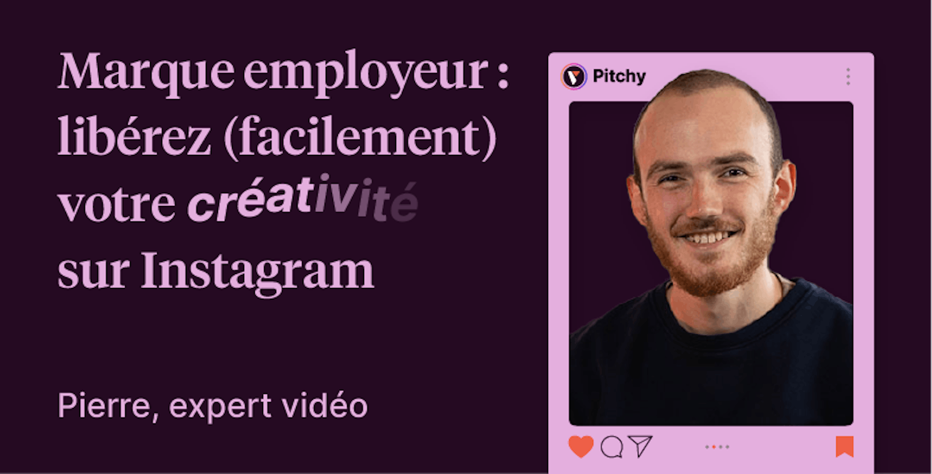 webinar sur la vidéo marque employeur et son intervenant