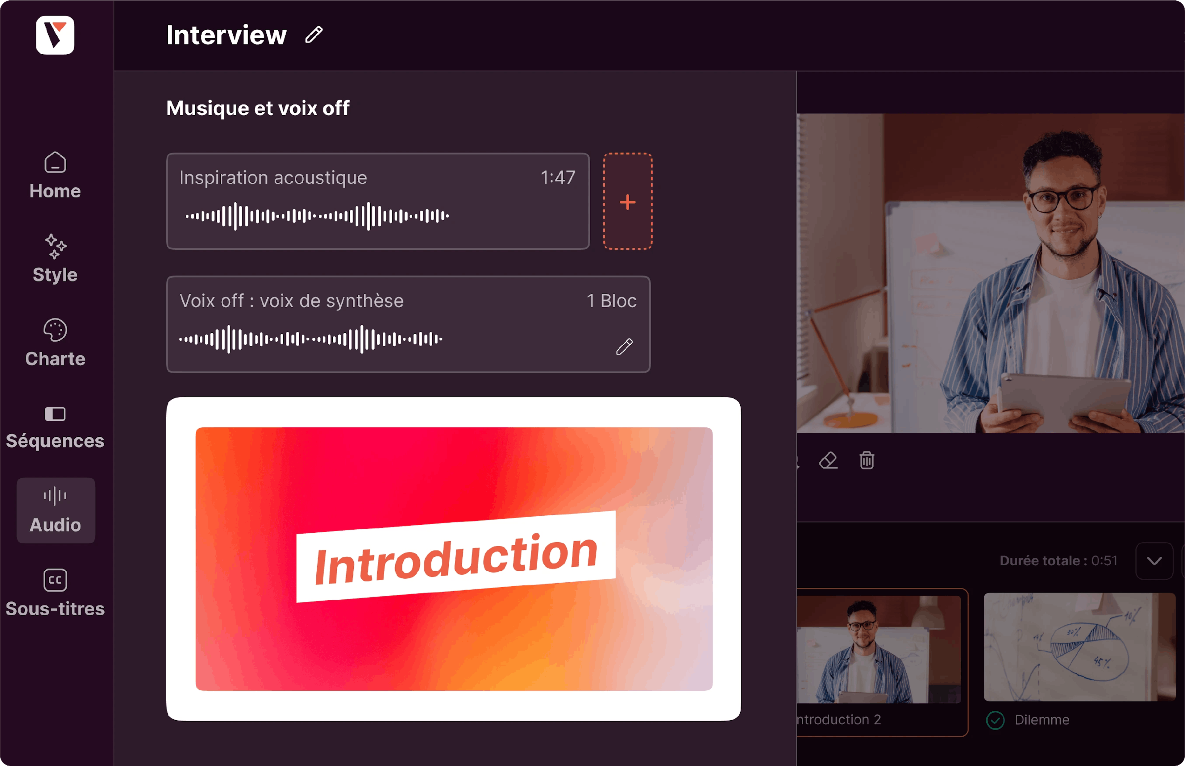 outil de création vidéo