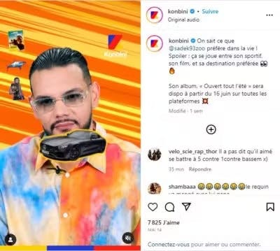 interview décalée - format instagram