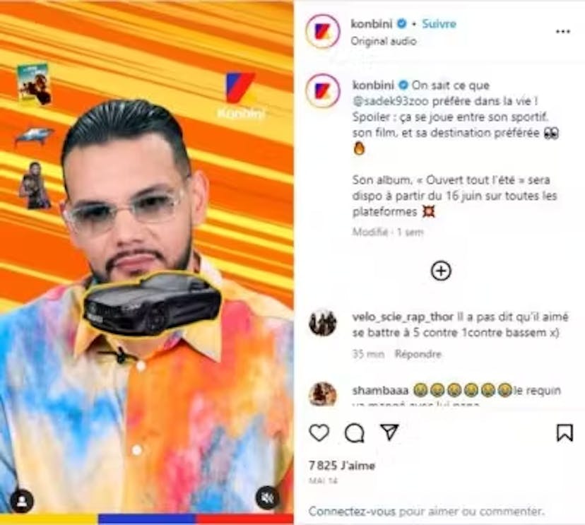 interview décalée - format instagram