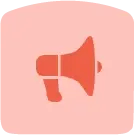 Icon Com' externe - Mégaphone