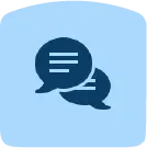 Icon Com' interne - Bulles de discussions