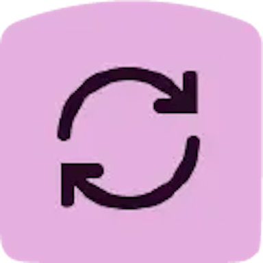 Icon réutilisation - Flèches rond - reuse