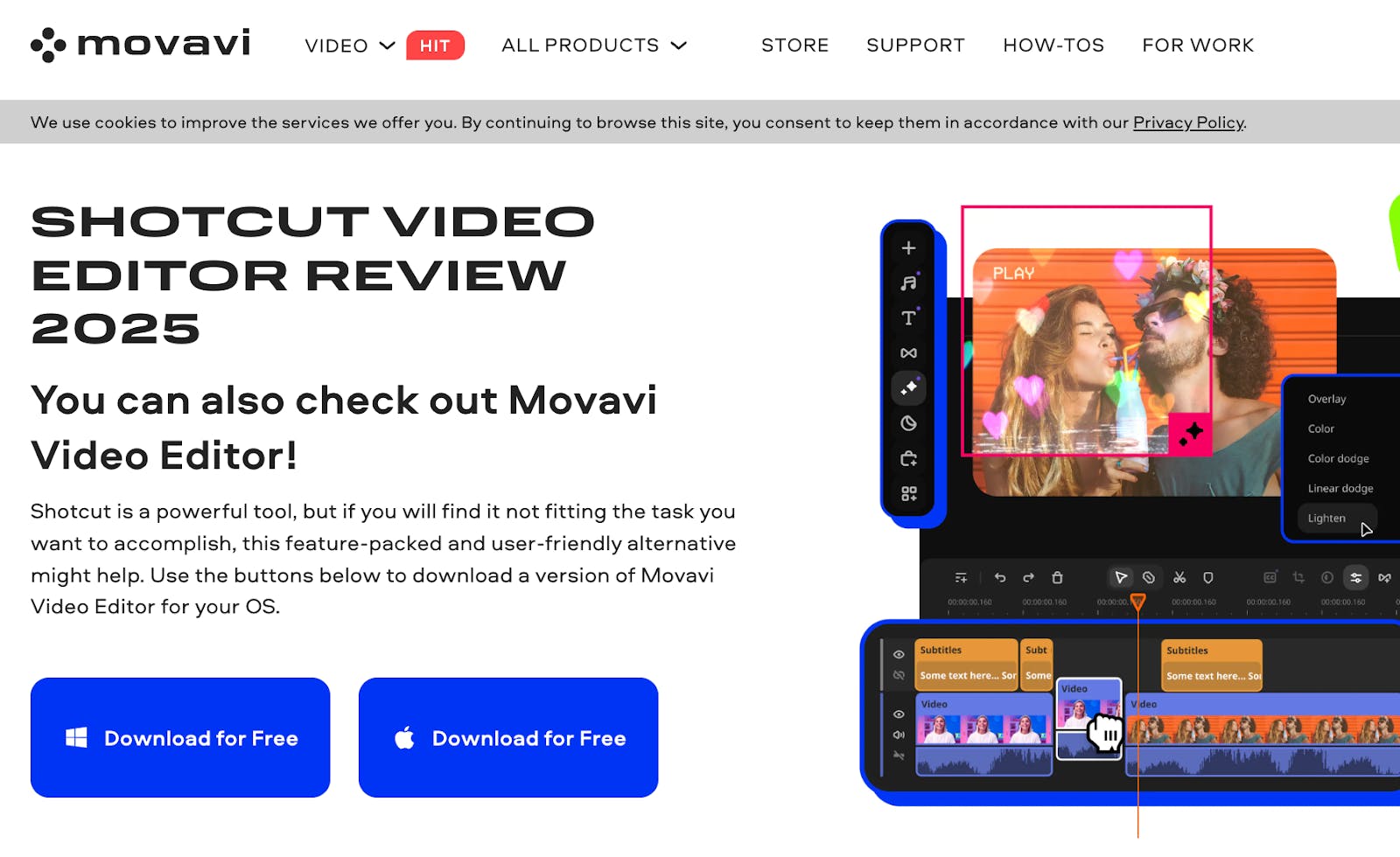 Movavi - Shotcut