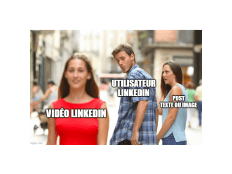 format vidéo linkedin - meme