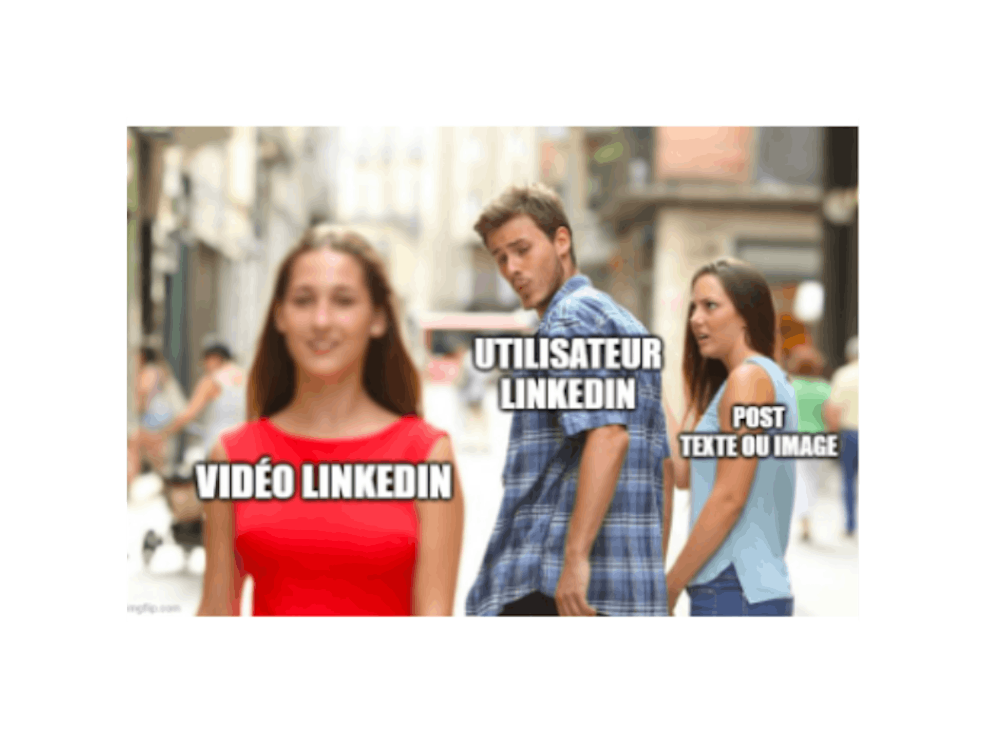 format vidéo linkedin - meme