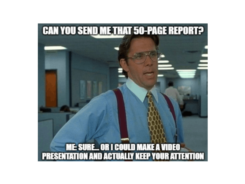 video presentations - meme