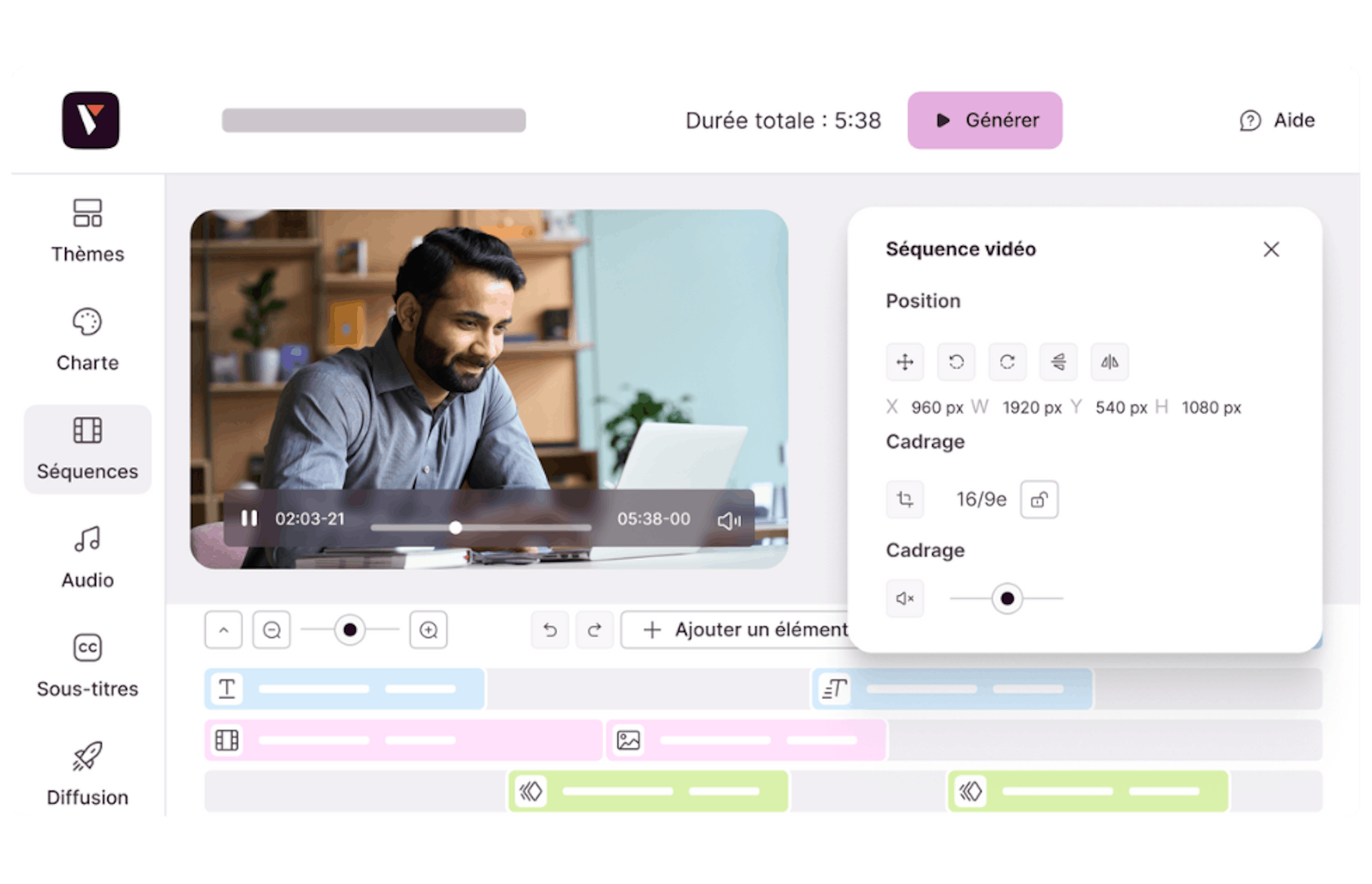 Edition des séquences - Pitchy