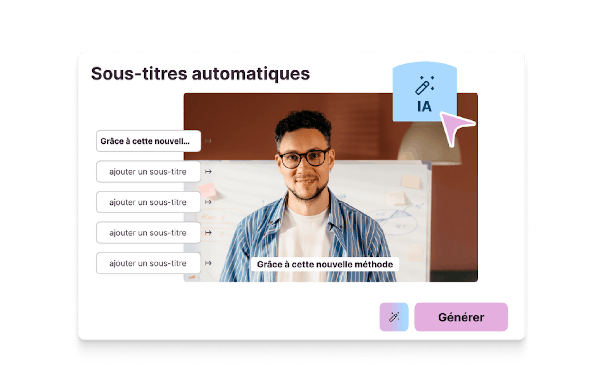 sous-titres automatiques - Pitchy 